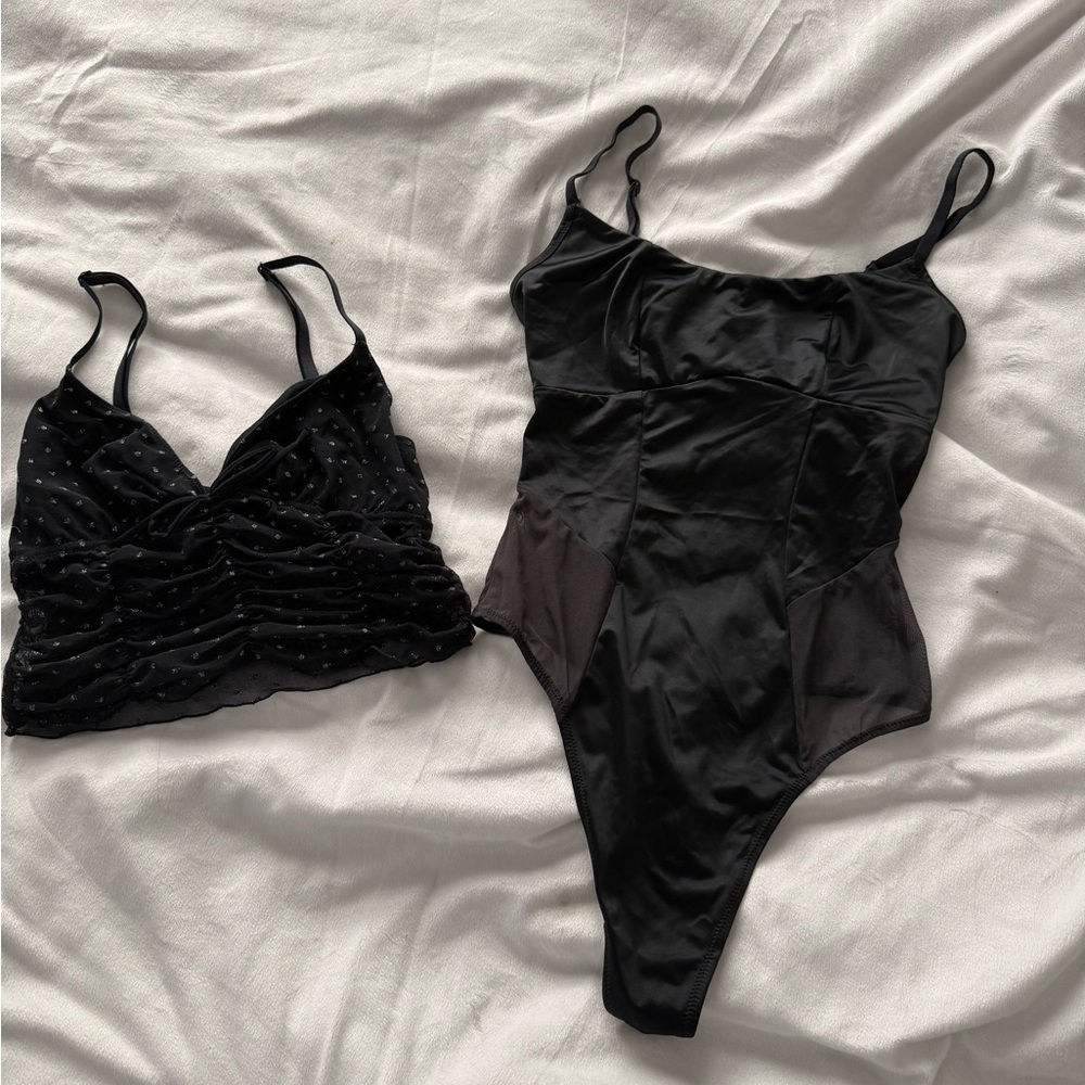 Target Black Bodysuit & tank